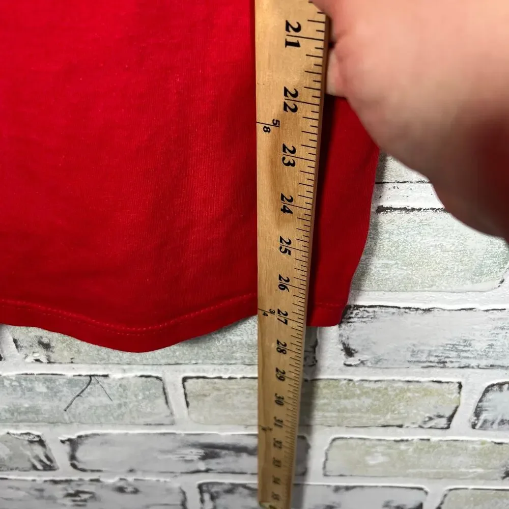 Vintage 70's Champion Red Shelby State Community College Single Stitch Shirt - Picture 6 of 6